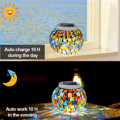 SOLARISA MOSAIC GARDEN LIGHT